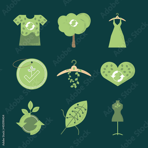 slow fashion green set