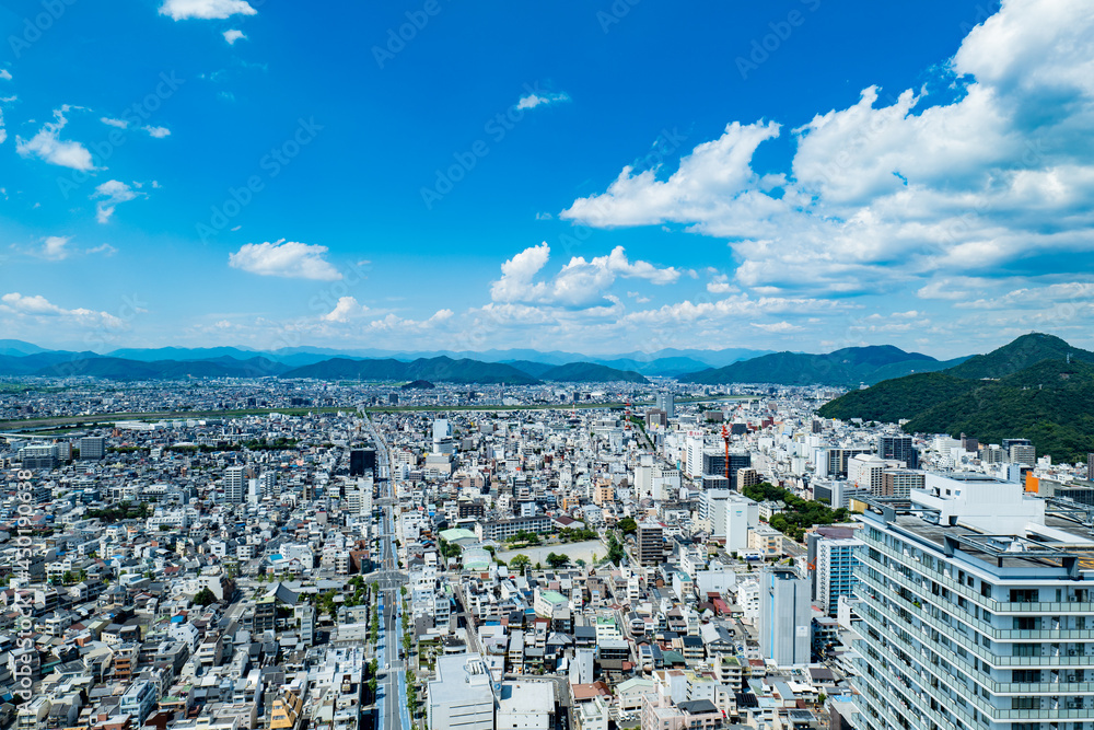 空からの岐阜市