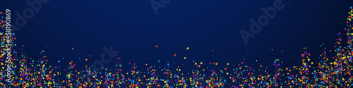 Festive alluring confetti. Celebration stars. Chil