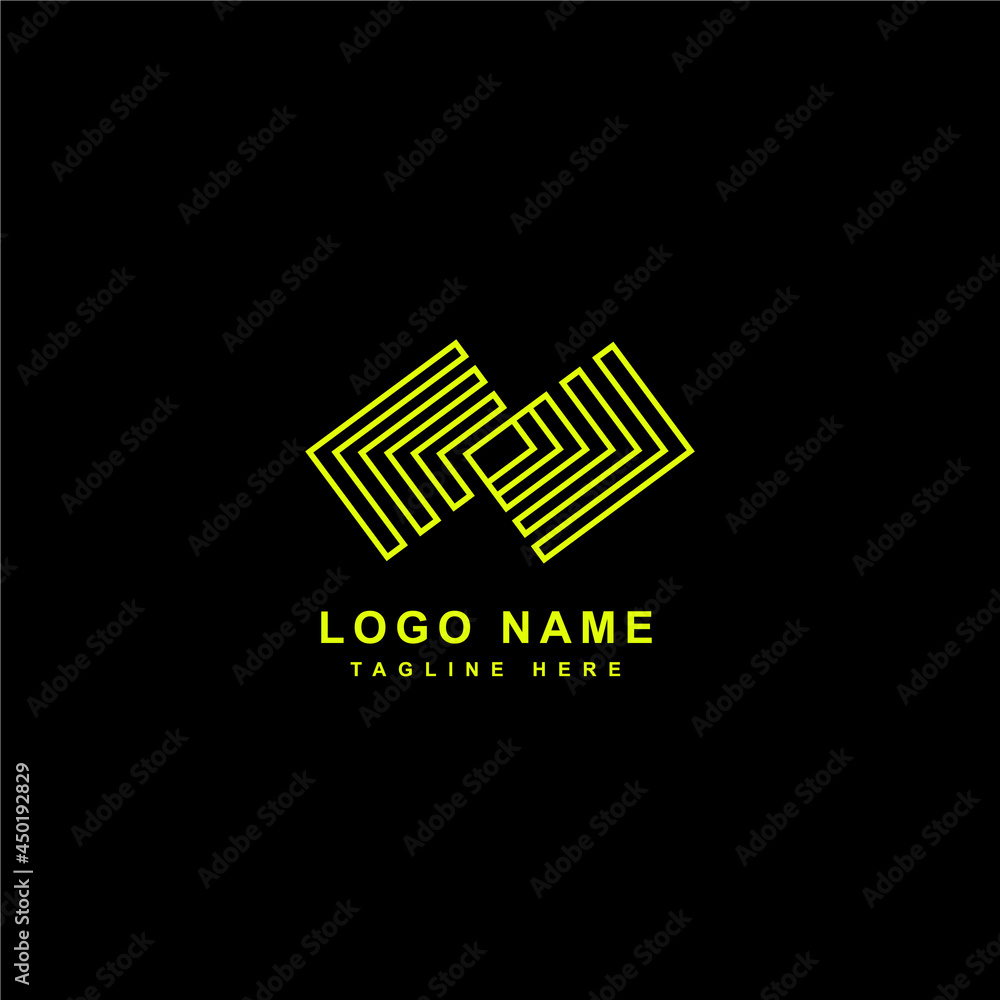 Checkered logo design with gold color. Checkered logo design with gold color.