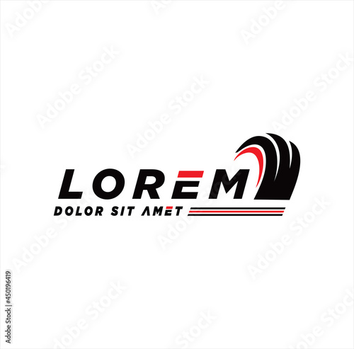 Vehicle Car Tire Logo design Template Vector Illustration. Wheels and tires icon. Tyre shop service and repair logo Badge Emblem Label
