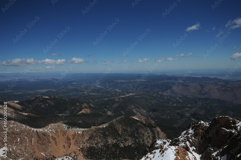 Pike's peak view from the top