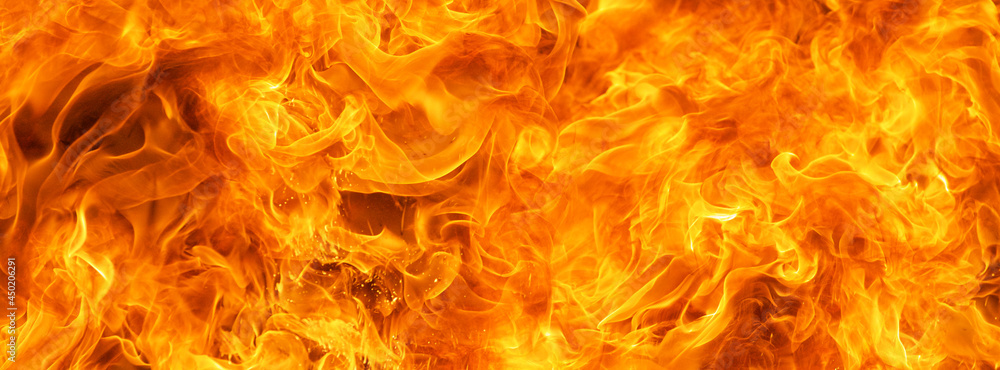 Blaze Fire Flame Conflagration Texture For Banner Background - obrazy, fototapety, plakaty 