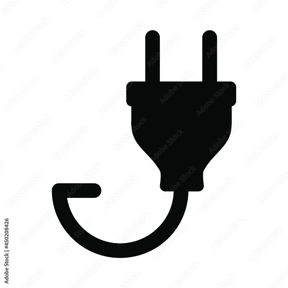 plug cable icons symbol vector elements for infographic web plug cable icons symbol vector elements for infographic web