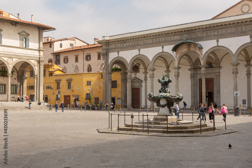 Obraz premium Piazza della Santissima Annunziata Florence