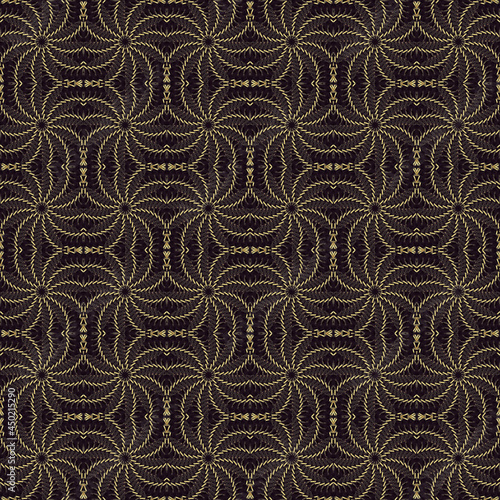 Abstract colorful seamless jacquard mosaic pattern. Design for fabric, wallpaper, paper, cover, weaving, packaging, tile, ceramics. Background for fashion textiles.
