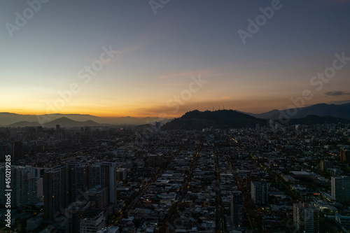 sunset over the city © Rodrigo