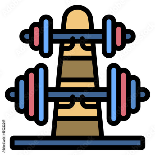 gym line icon