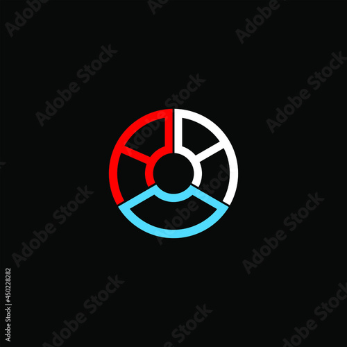 ADA letter logo creative design. ADA unique design