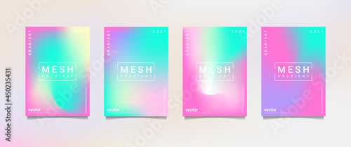gradation background set, suitable for background, poster, wallpaper, cellphone screen, banner and others
