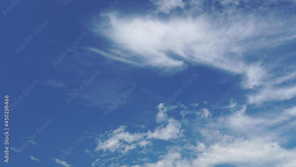 Only summer blue sky. Beautiful panorama of blue sky with white clouds. Relaxing view of moving transforming clouds. No buildings. Full HD Time Lapse 1080p Only summer blue sky. Beautiful panorama of blue sky with white clouds. Relaxing view of moving transforming clouds. No buildings. Full HD Time Lapse 1080p
