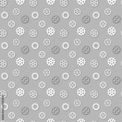 The Abstract Gear Pattern, Seamless Pattern