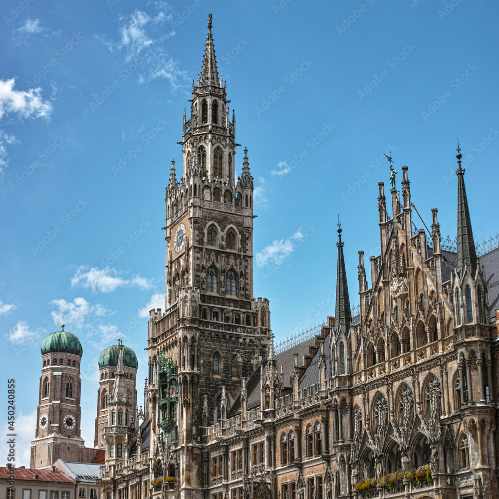 munich city hall, bavaria germany