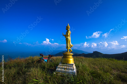 Buddha statue on the mountain