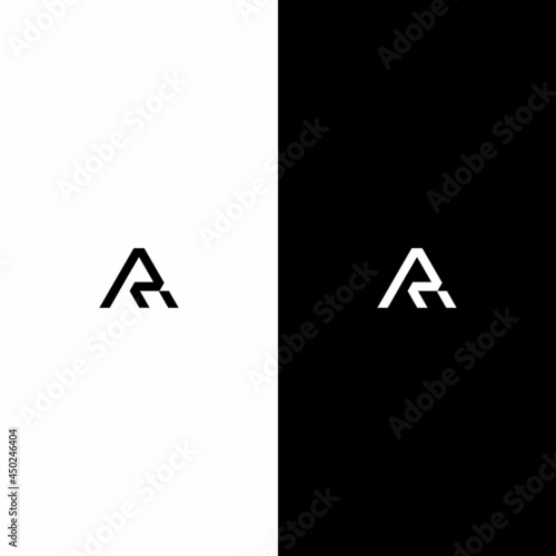 letter RA, AR modern unique logo