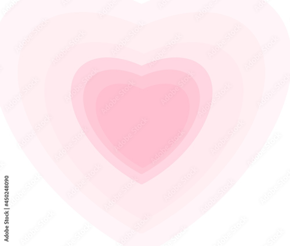pink heart shape
