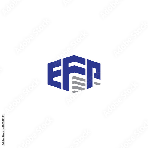 Initial EFP Logo Design Vector.Company logo,construction,business etc
