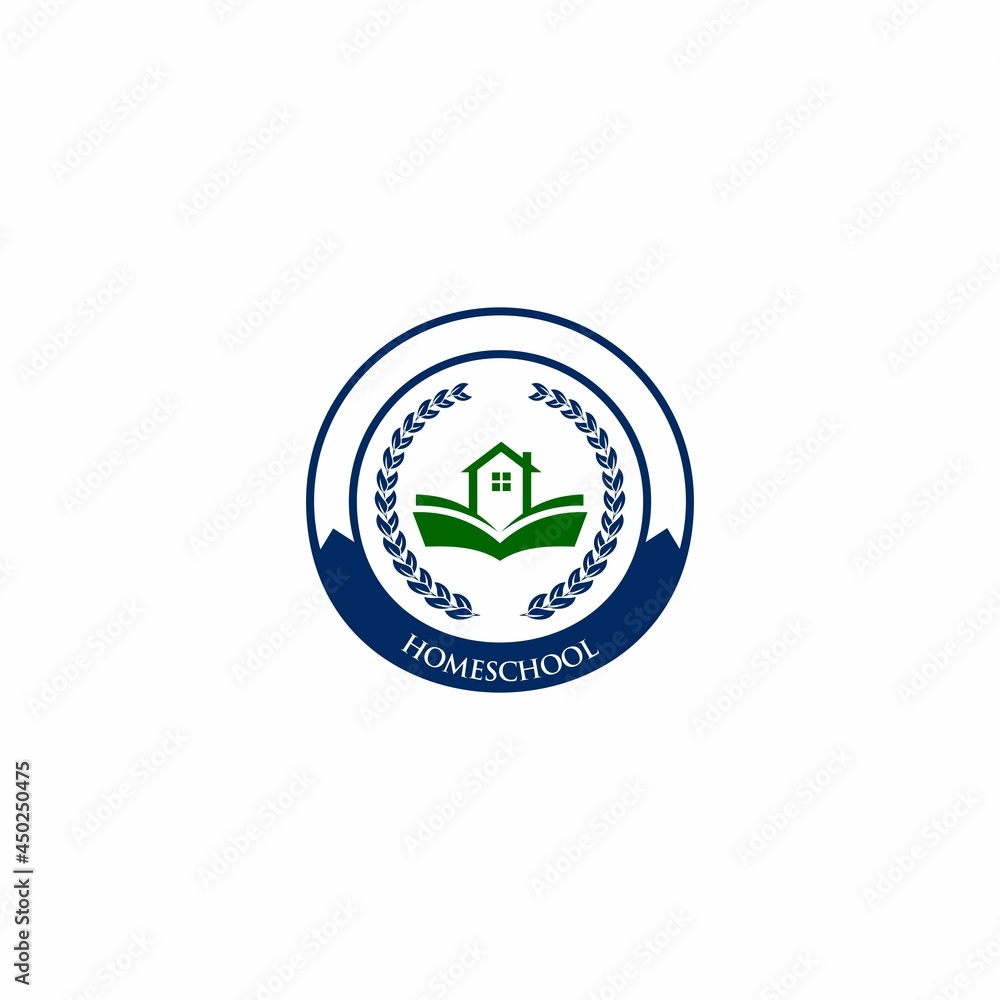 education homeschooling logo vector education homeschooling logo vector