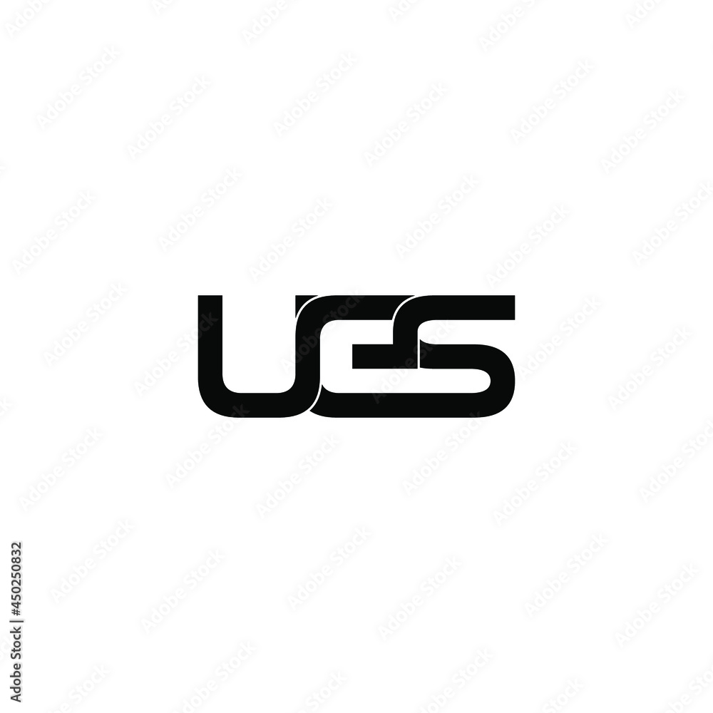ues initial letter monogram logo design