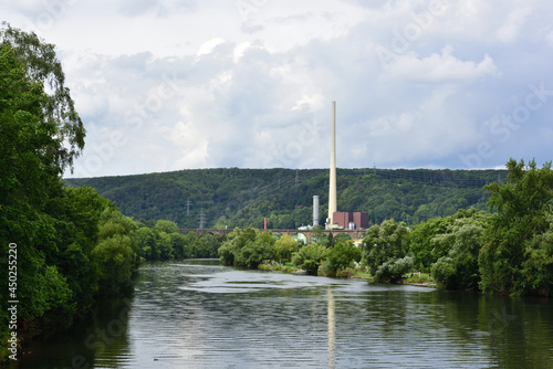 wasserkraftwerk in herdecke auf dem ruhr, deutschland