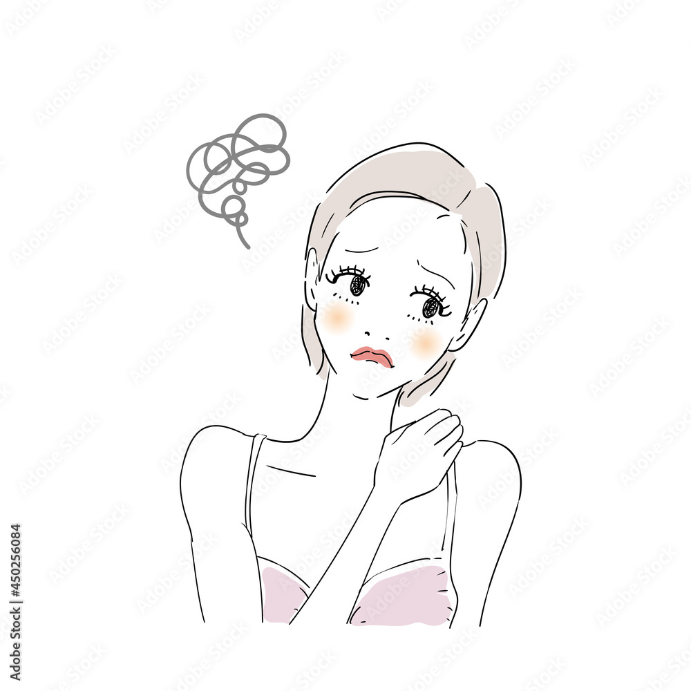 肩こり　女性