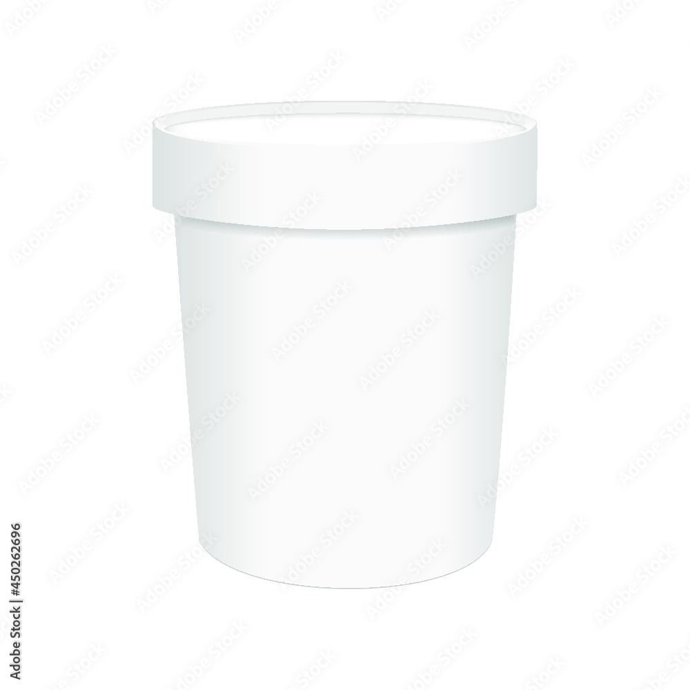 Food plastic container. 3d rendering Food plastic container. 3d rendering