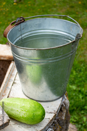 bucket of water