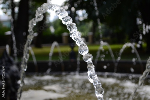 water fountain in the park