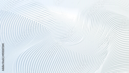 Silver gray wavy line texture abstract background