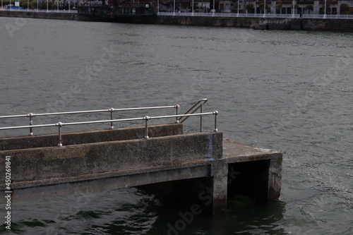 Harbor in the estuary of Bilbao photo