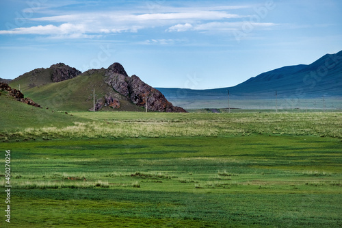 landscape with mountains