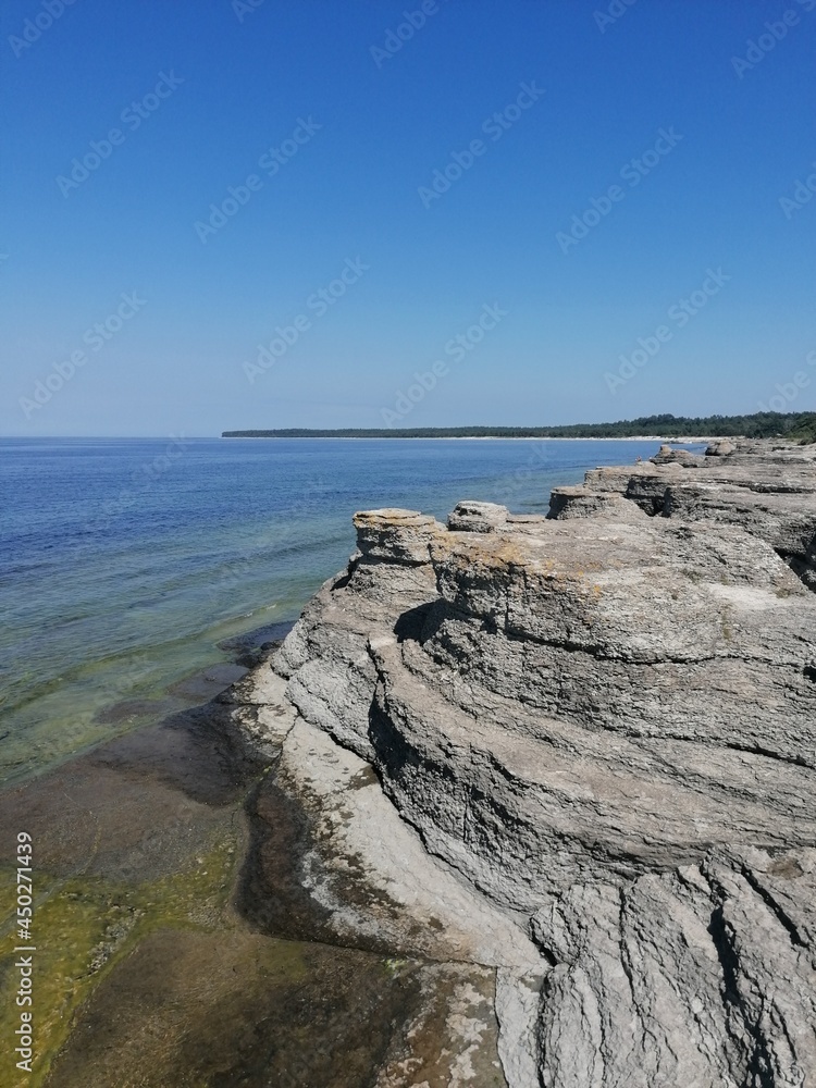 The beautiful and special landscapes and nature of the island of Öland in Sweden