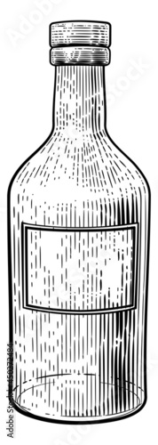 Glass Drink Bottle Vintage ...