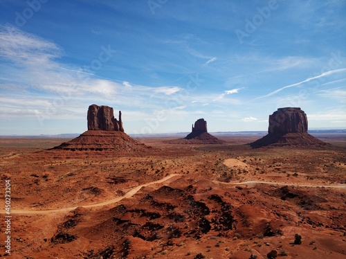 Western and Easten Mittens in the Monument Valley USA