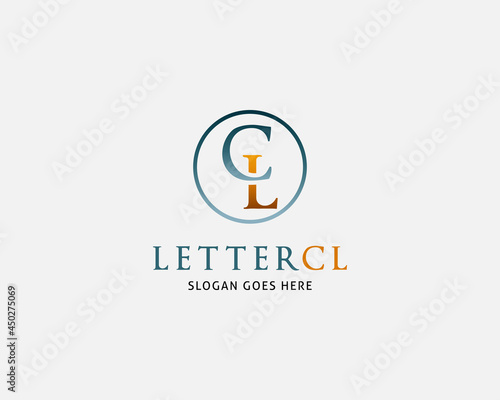 Initial Letter CL Logo Template Design