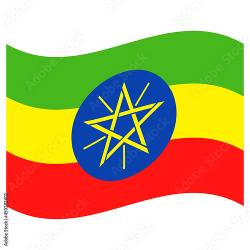 National flag of Ethiopia