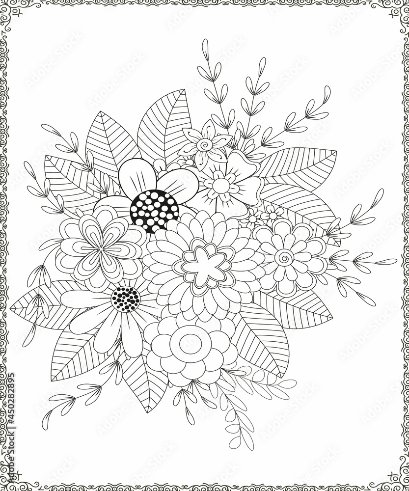Circular pattern in form of mandala Flower for Henna, Mehndi, tattoo, decoration. Decorative ornament in ethnic oriental style. Coloring book page. Circular pattern in form of mandala Flower for Henna, Mehndi, tattoo, decoration. Decorative ornament in ethnic oriental style. Coloring book page.
