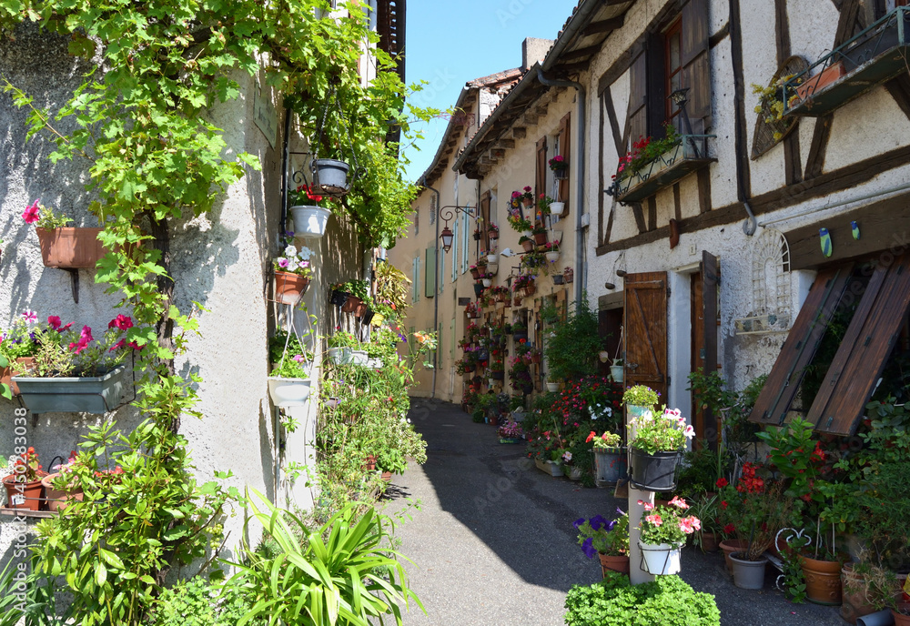 Obraz premium Rue Saint Martin à Casseneuil