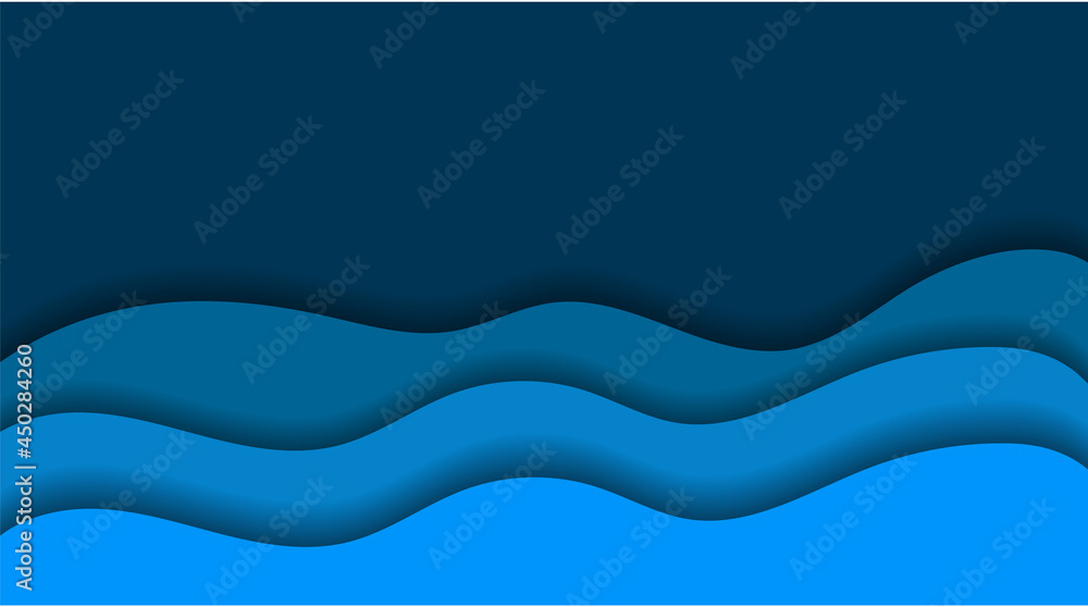 abstract paper cut background with blue abstract paper cut background with blue