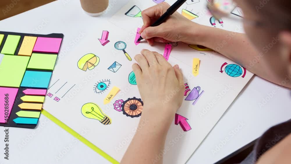 Concept for business planning a marketing project. Concept for business planning a marketing project.