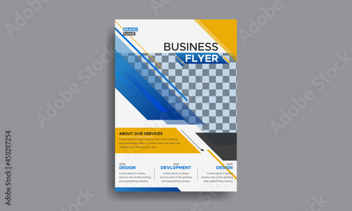 Corporate business annual template and brochure template design