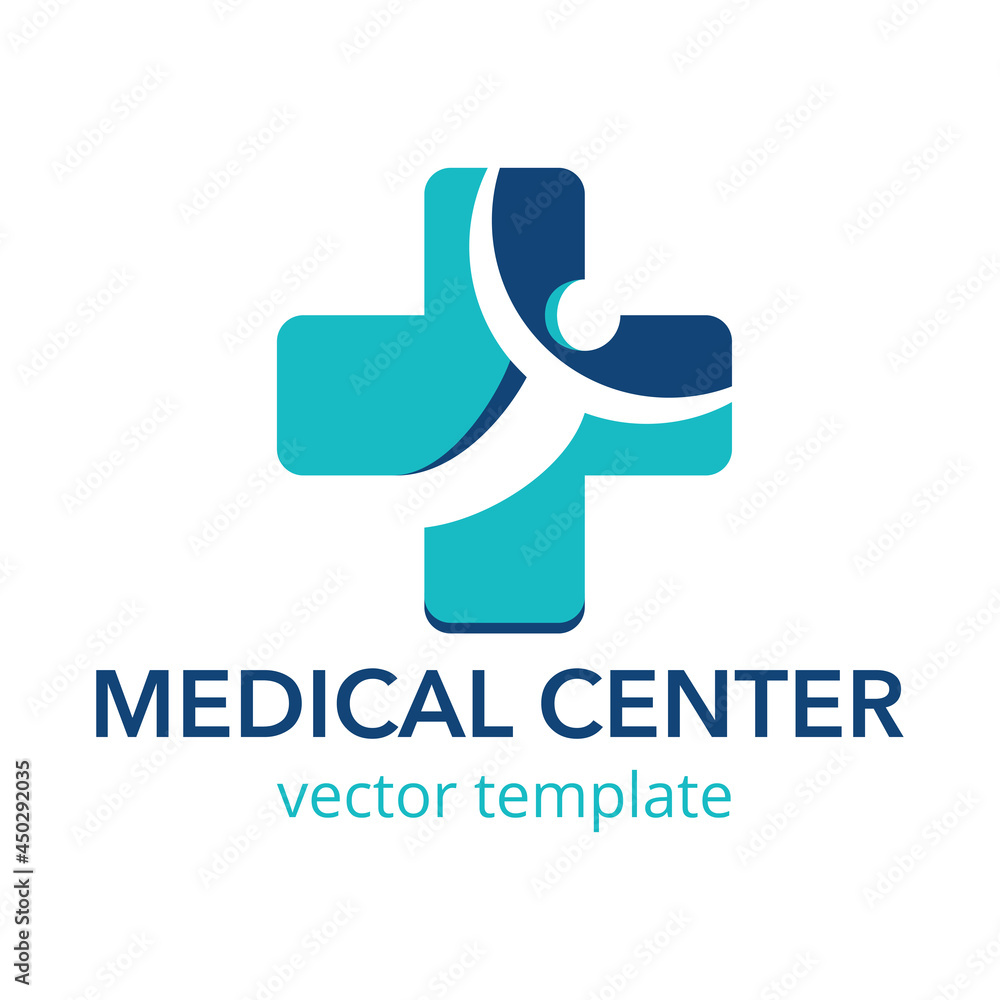 Medical center logo template