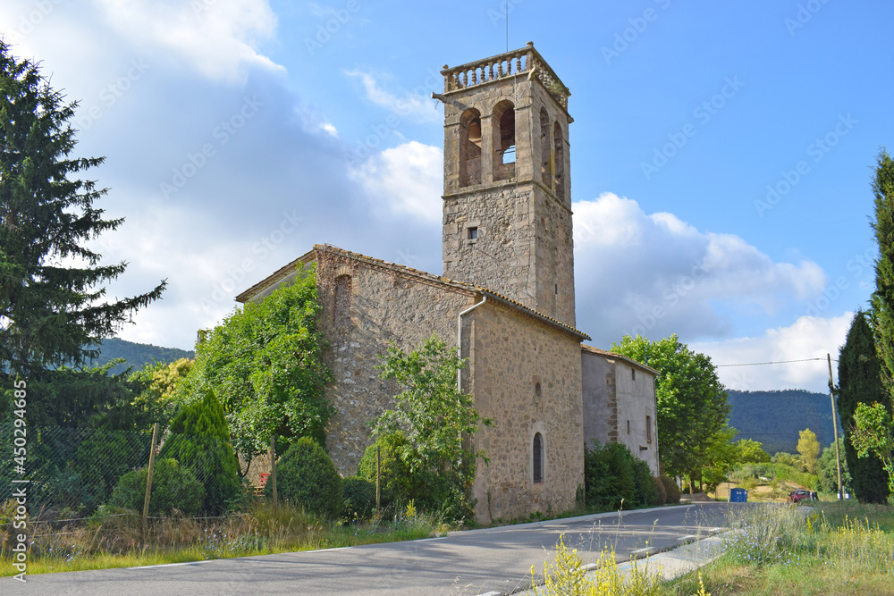 Iglesia Santa Maria de Marles, Gerona Cataluña España

