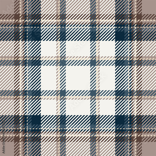 Tartan scotland seamless plaid pattern vector. Retro background fabric. Vintage check color square geometric texture.