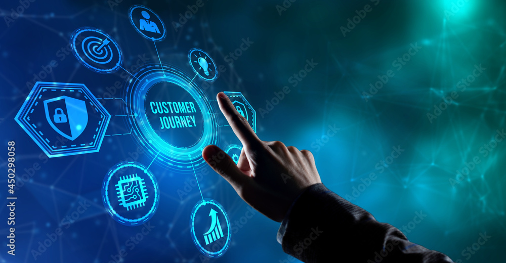 Internet, business, Technology and network concept.Technology future. Customer Experience. Internet, business, Technology and network concept.Technology future. Customer Experience.