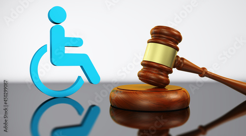 Disabled Legal Services Social Justice Disability Law Concept