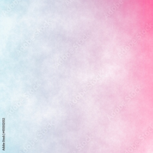 Gradient color blue and pink paper. Sky and cloud background.