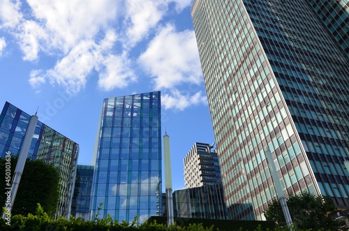 Modern office buildings in London  United Kingdom