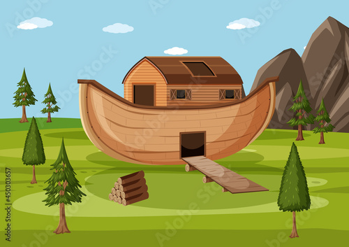 Noah's Ark landed on the mountains of Ararat