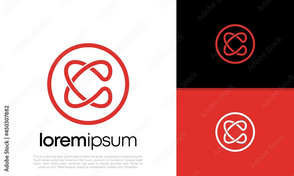Initials C logo design. Initial Letter Logo. Innovative high tech logo template. Initials C logo design. Initial Letter Logo. Innovative high tech logo template.